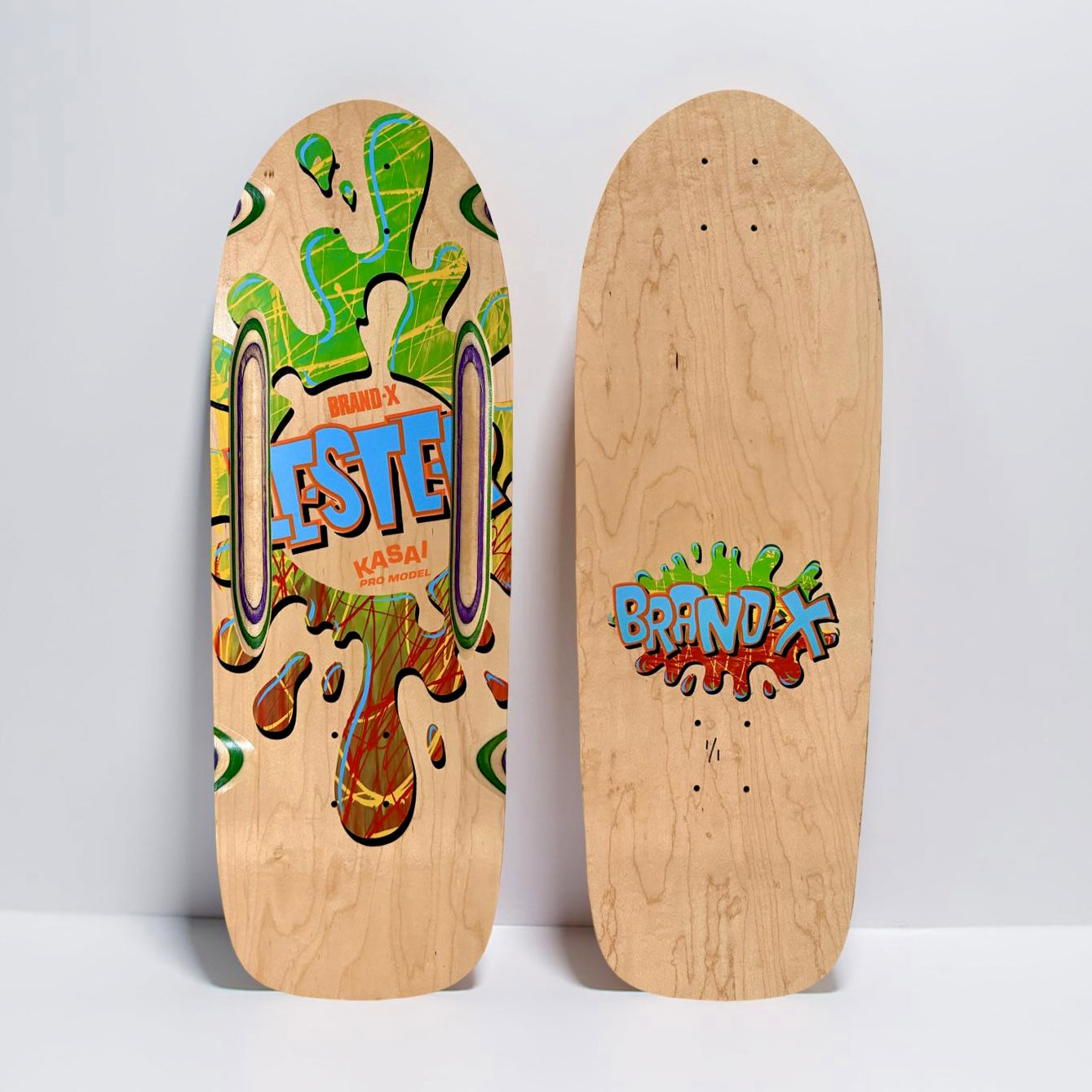 Lester Kasai 10”x30” HAND-PAINTED, Routed ONE OF A KIND Deck (1 of 1)