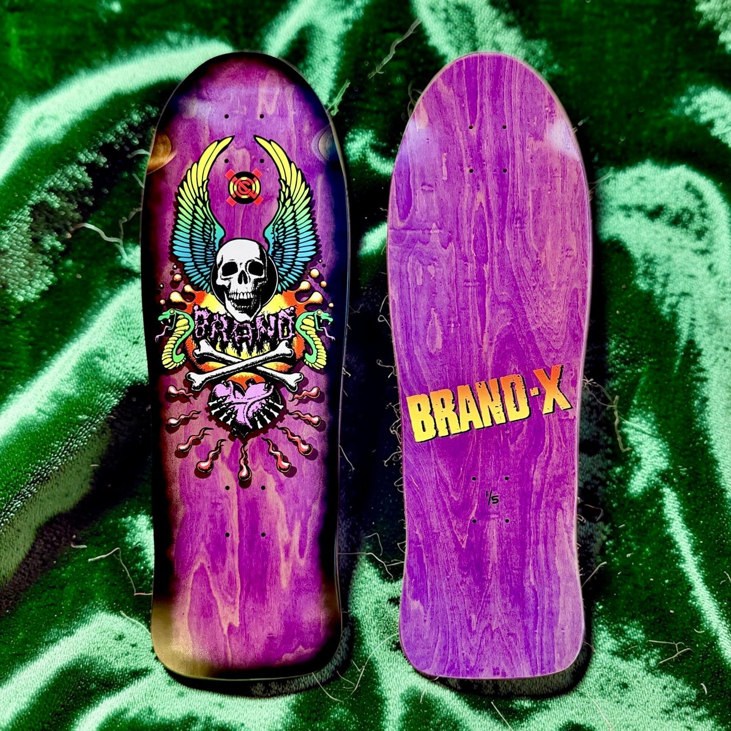X-Con Limited Edition, HAND-PAINTED with Halo 10"x30" Deck (1 of 5)