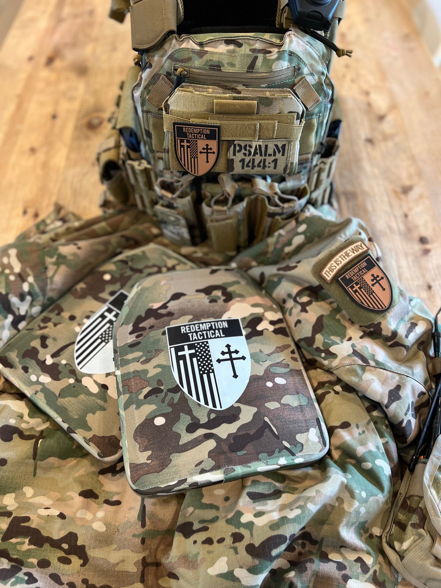 Pair of 10x12 Level IV Ceramic PE Plates Ballistic FRONT AND BACK (SIZE SMALL to LARGE) Curved with Shooters Cut