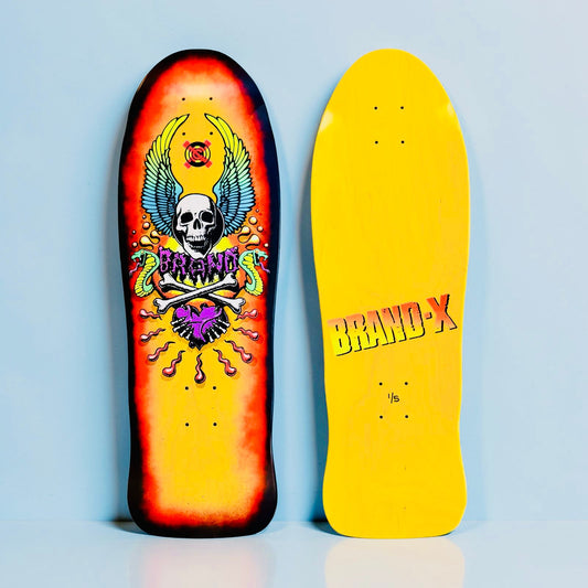 X-Con Limited Edition, HAND-PAINTED with Halos 10"x30" Deck (1 of 5)