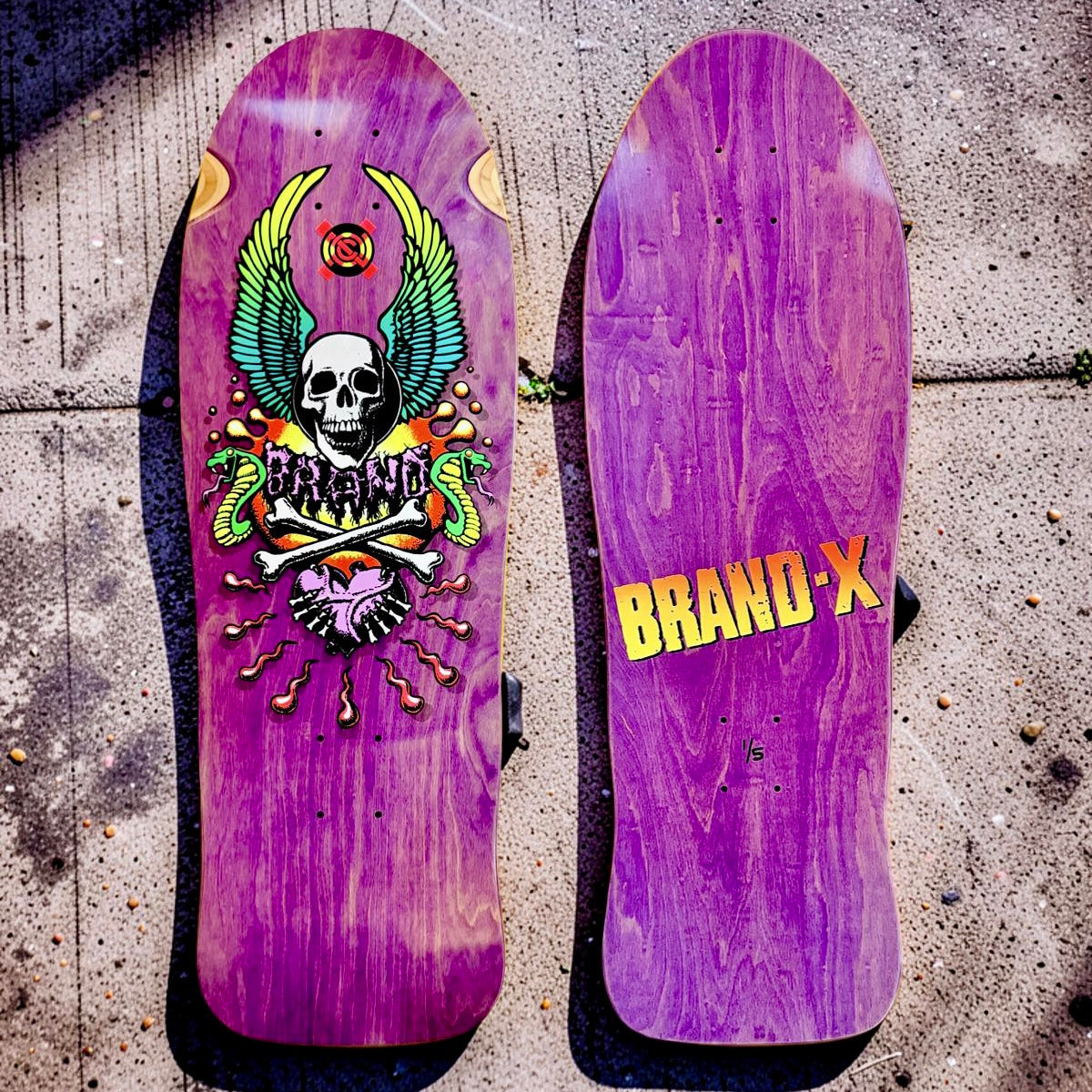 X-Con Limited Edition, HAND-PAINTED 10"x30" Deck (1 of 5)