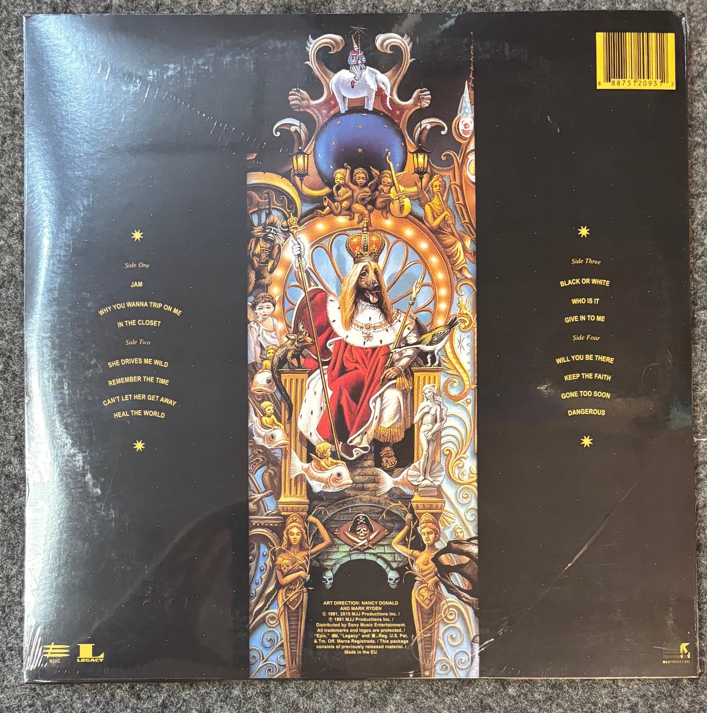 JACKSON, MICHAEL - DANGEROUS [180G] 2x Vinyl LP