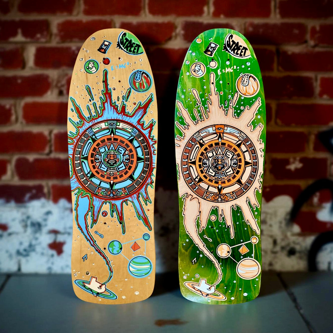 Jeff Phillips AZTEC Limited Edition, HAND PAINTED BBC Deck (1 of 50) (PRE-ORDER, AUGUST)