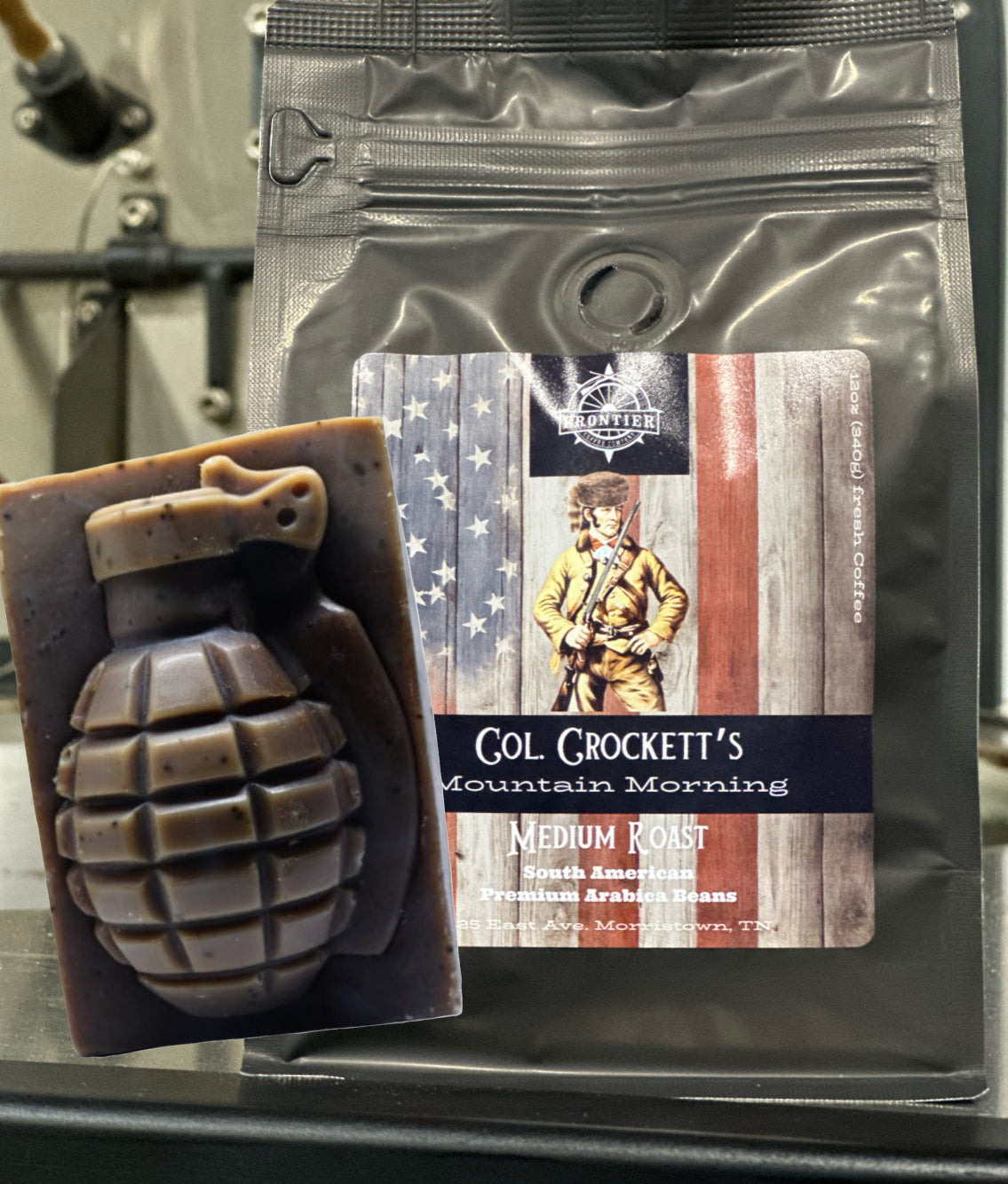 Reveille Natural Coffee Grenade Soap
