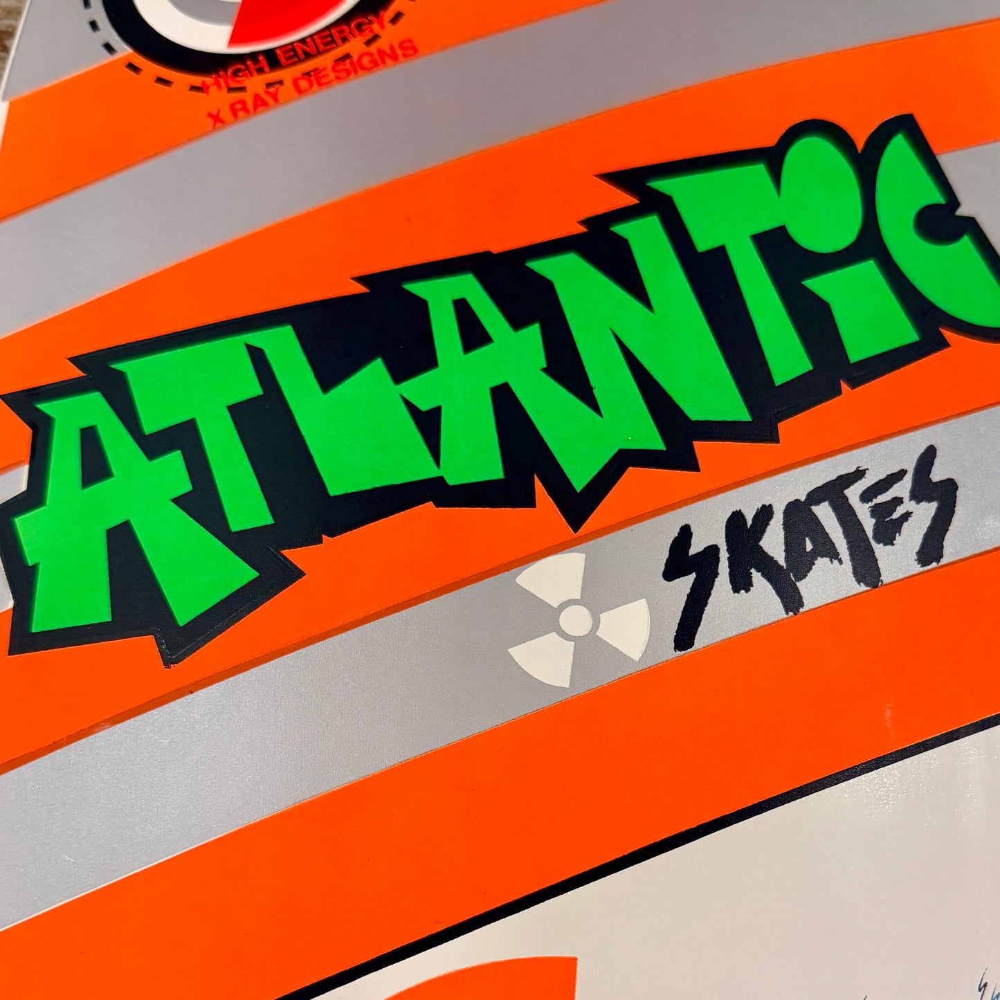Atlantic Radioactive Limited Edition, HAND-PAINTED Deck 10”x30” (1 of 15)