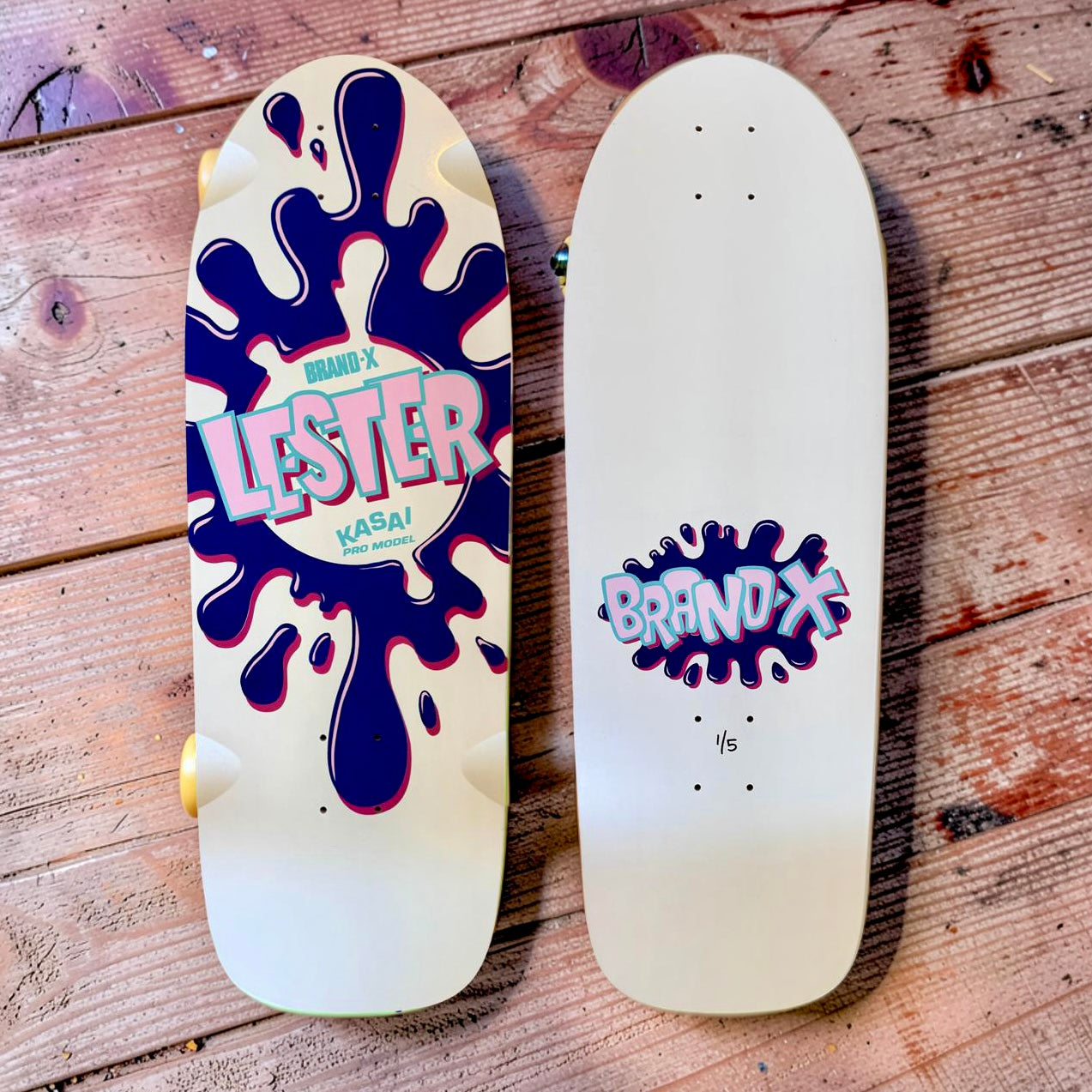 Lester Kasai 10”x30 Limited Edition, HAND-PAINTED Deck (1 of 5)