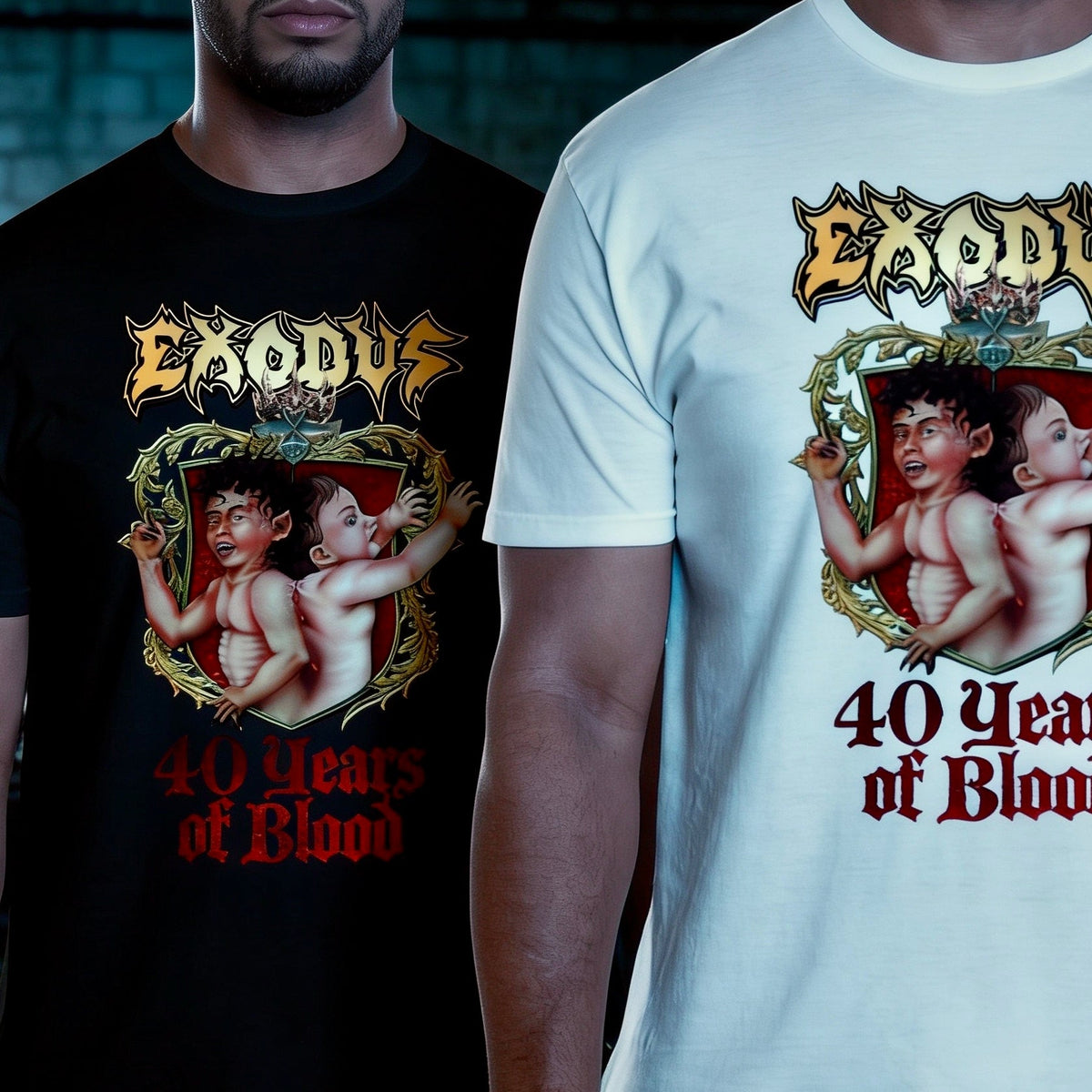 Exodus 40 Years of Blood SHIRT or HOODIE