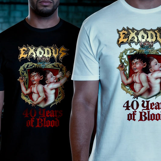 Exodus 40 Years of Blood SHIRT or HOODIE