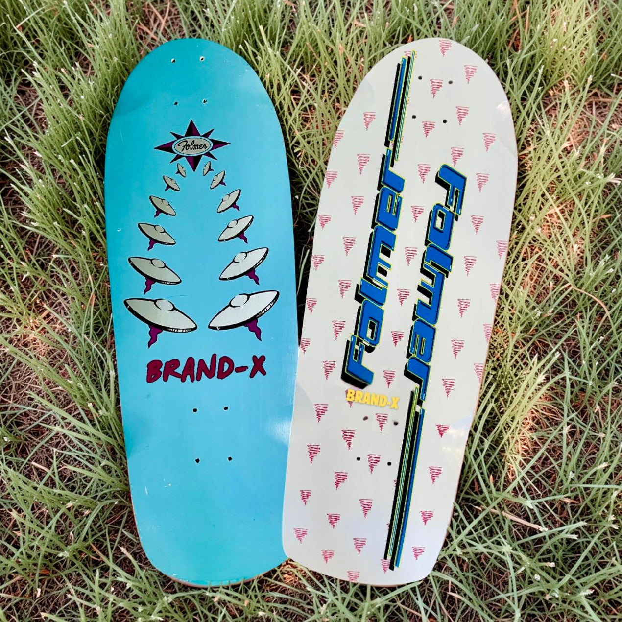 Mike Folmer Flying Saucers Limited Edition, HAND-PAINTED Deck 10"x30" (PRE-ORDER, APRIL 2027)