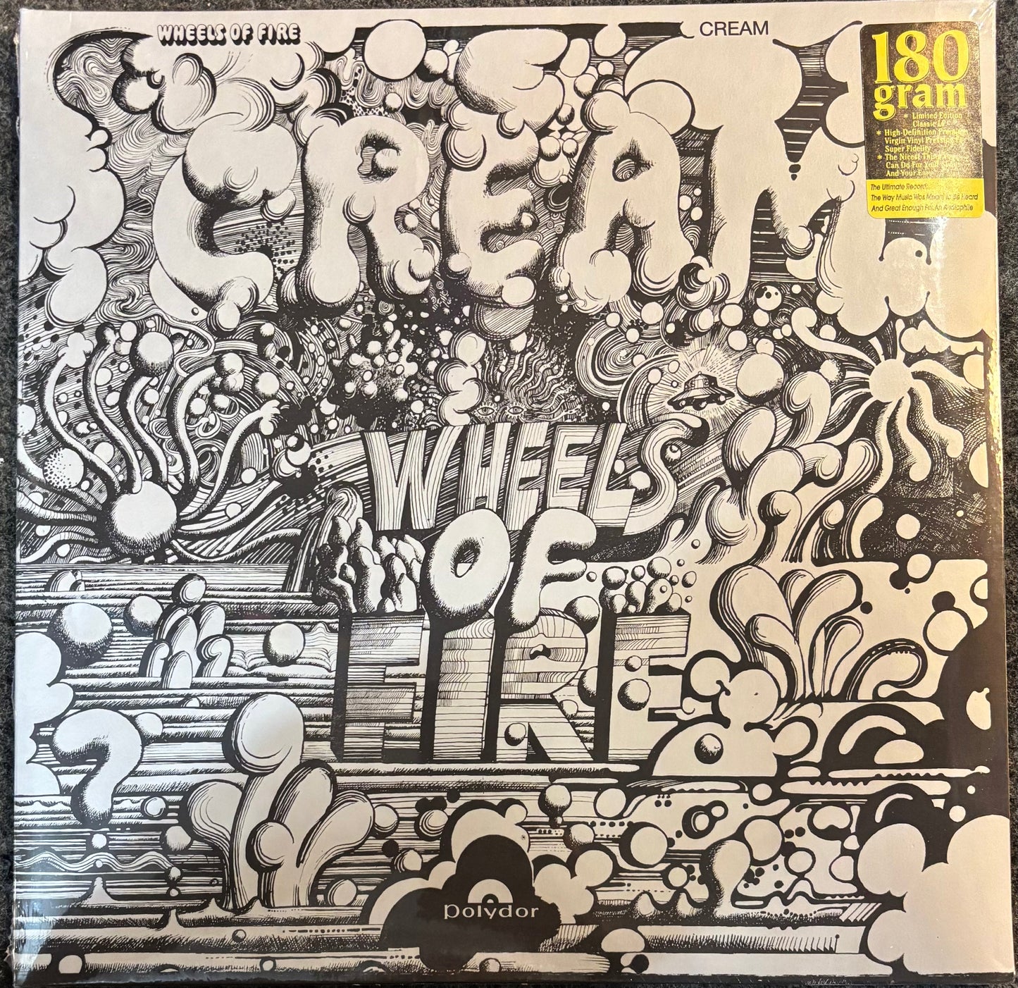 CREAM - Wheels Of Fire 2x Vinyl LP Record + MP3 Code