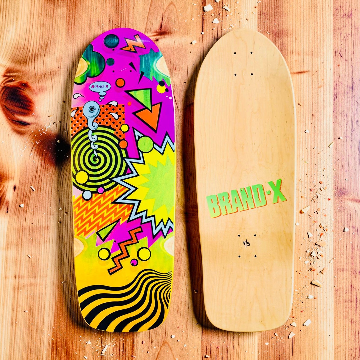 Weirdo 10"x30" Limited Edition HAND PAINTED Deck (1 of 5)