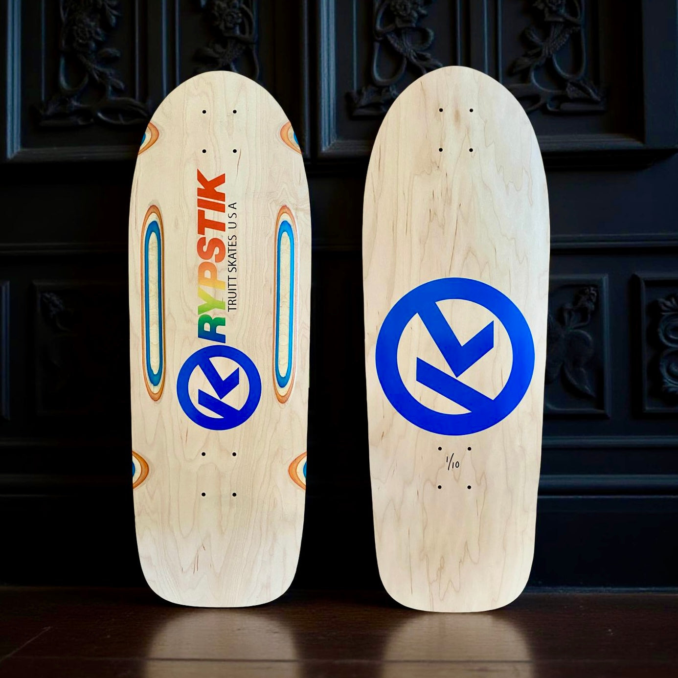 Krypstik Routed 10”x30” Limited Edition Deck HAND-PAINTED (1 of 10)