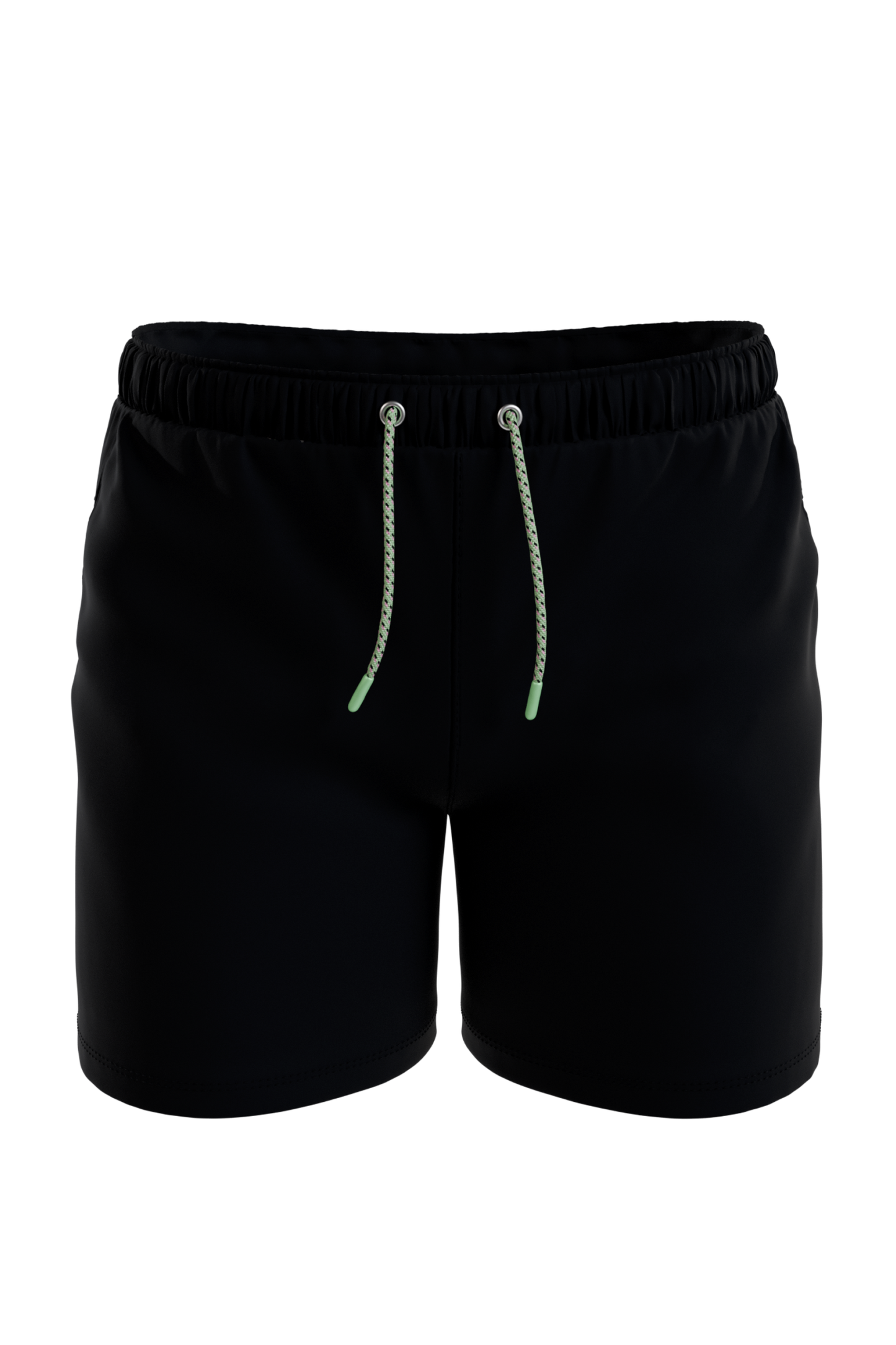 The Funky Fresh | Black and Neon Tribal Ball Hammock® Pouch 8" Swim Trunks