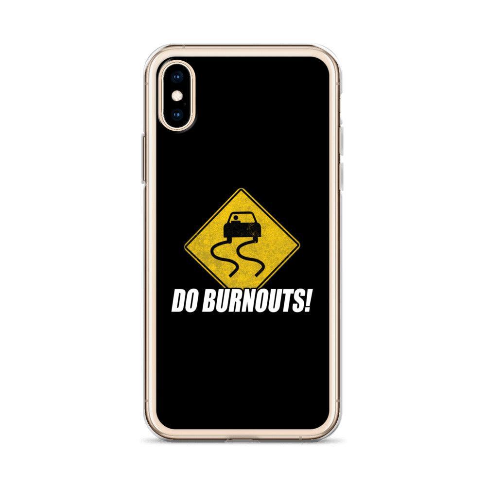 Funny Car Enthusiast Burnout Sign Phone Case for iPhone®