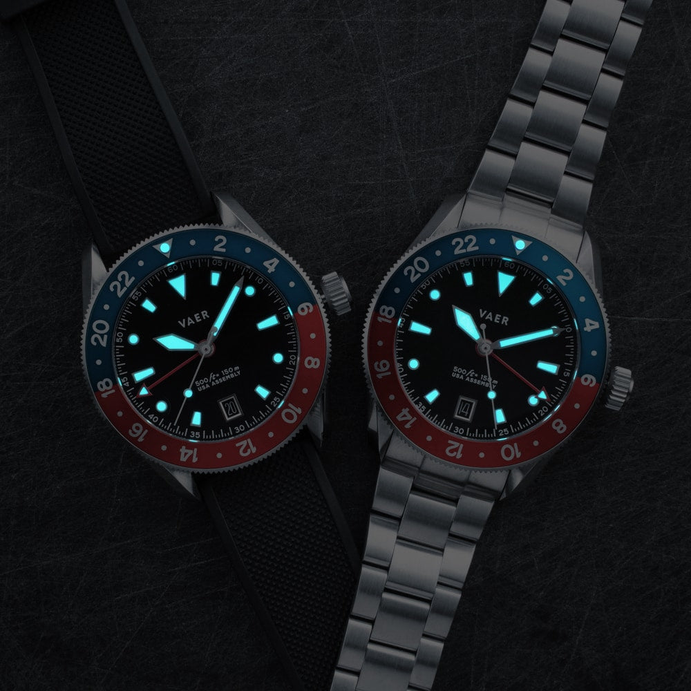 G2 Meridian Navy/Red GMT - 39mm USA