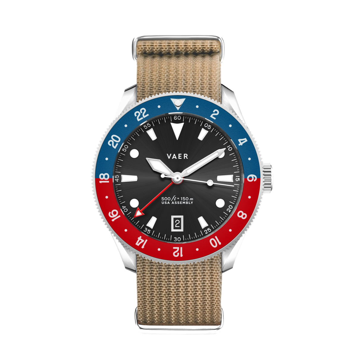 G2 Meridian Navy/Red GMT - 39mm USA
