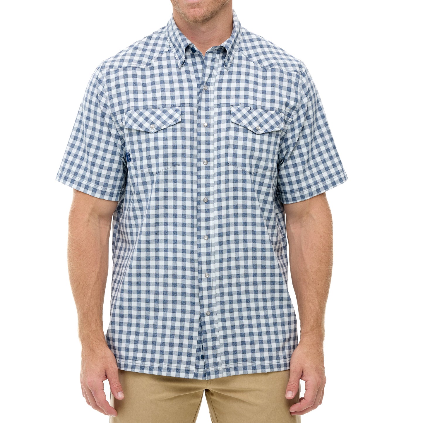 Deep Water Pearl Snap Shirt