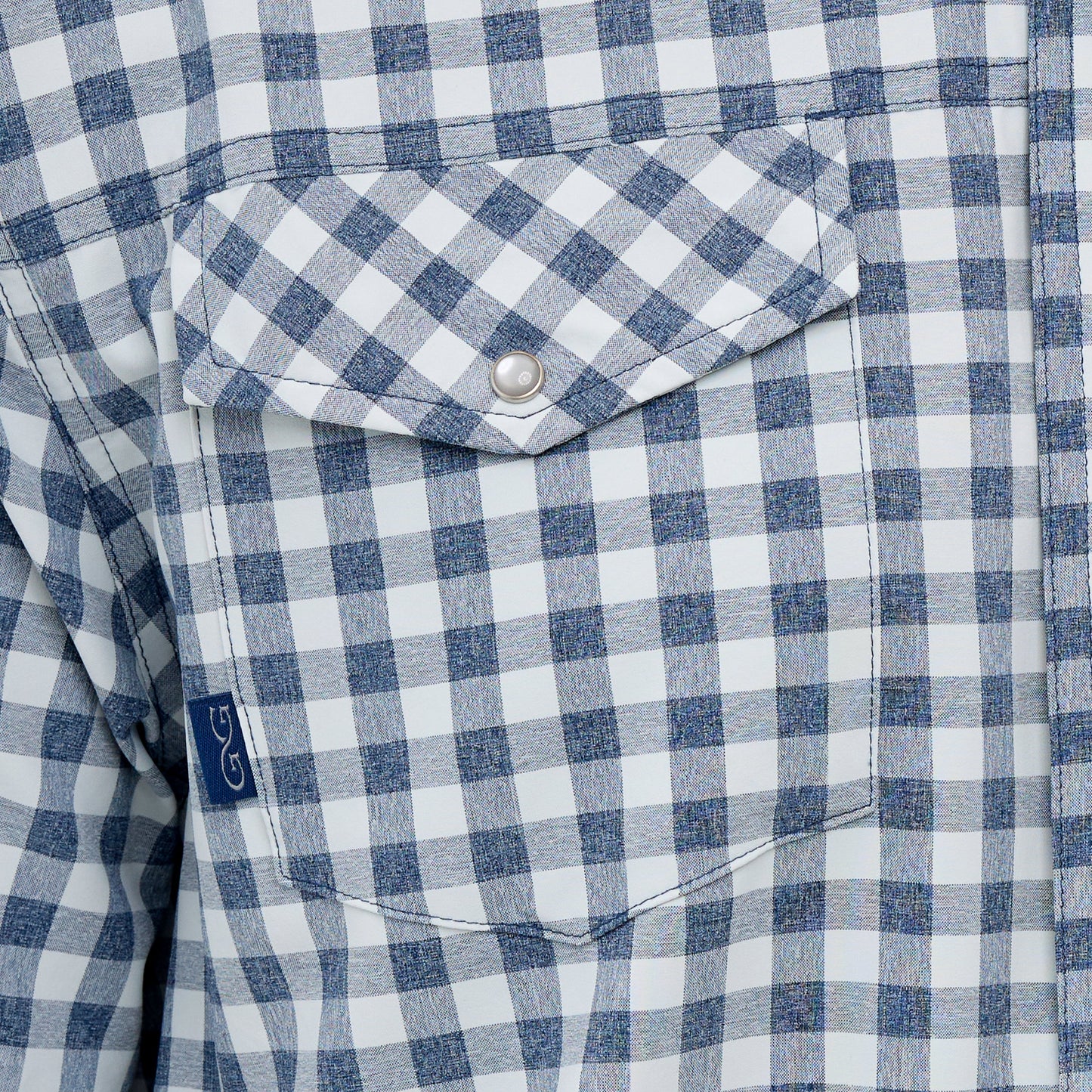 Deep Water Pearl Snap Shirt