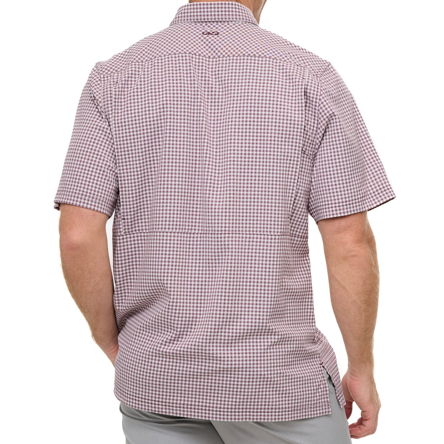 Maroon TekCheck Shirt