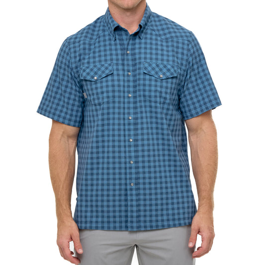 Slate Pearl Snap Shirt