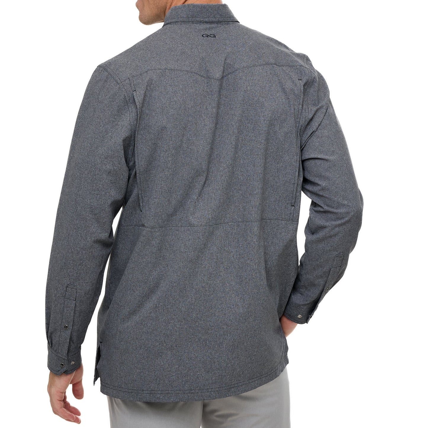 Caviar Pearl Snap Shirt | Long Sleeve