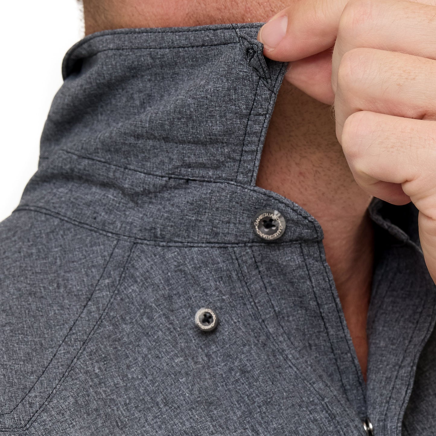 Caviar Pearl Snap Shirt | Long Sleeve