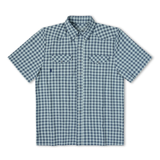 Deep Water Pearl Snap Shirt