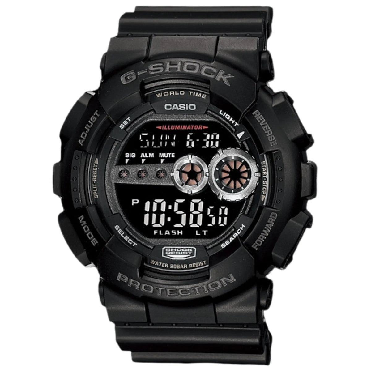 Casio G-Shock Black GD100-1B Watch