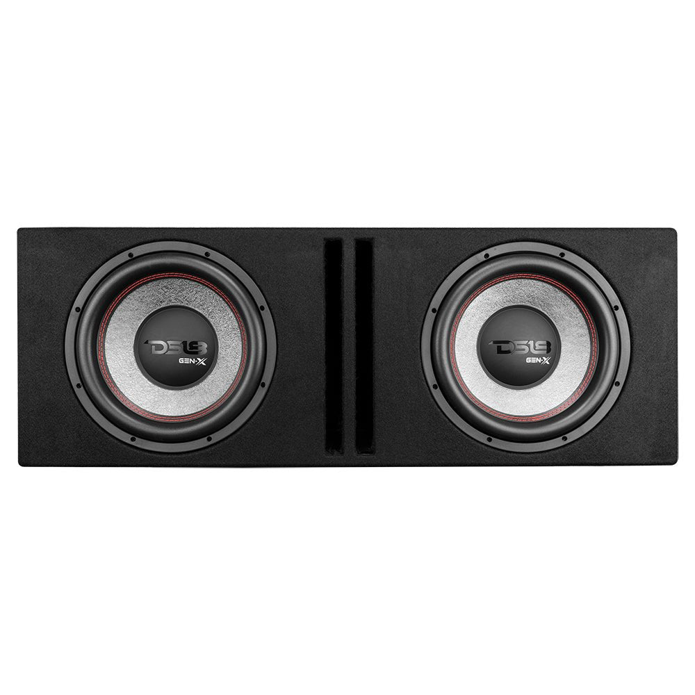 Dual 12" Loaded Subwoofer Ported Enclosure With GEN-X124D 900 Watts RMS