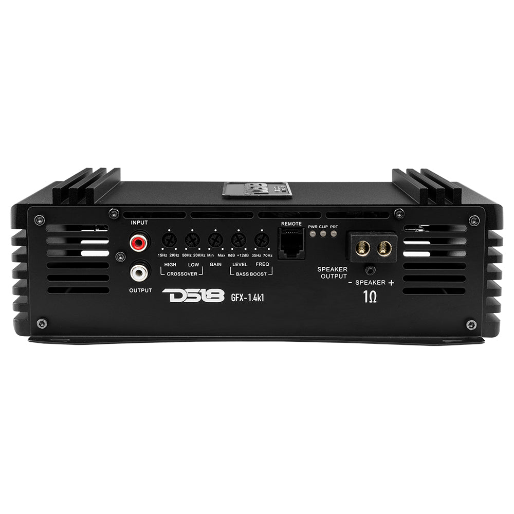 PRO 1-Channel Full-Range Class D Amplifier 1400 Watts Rms @ 1-Ohm