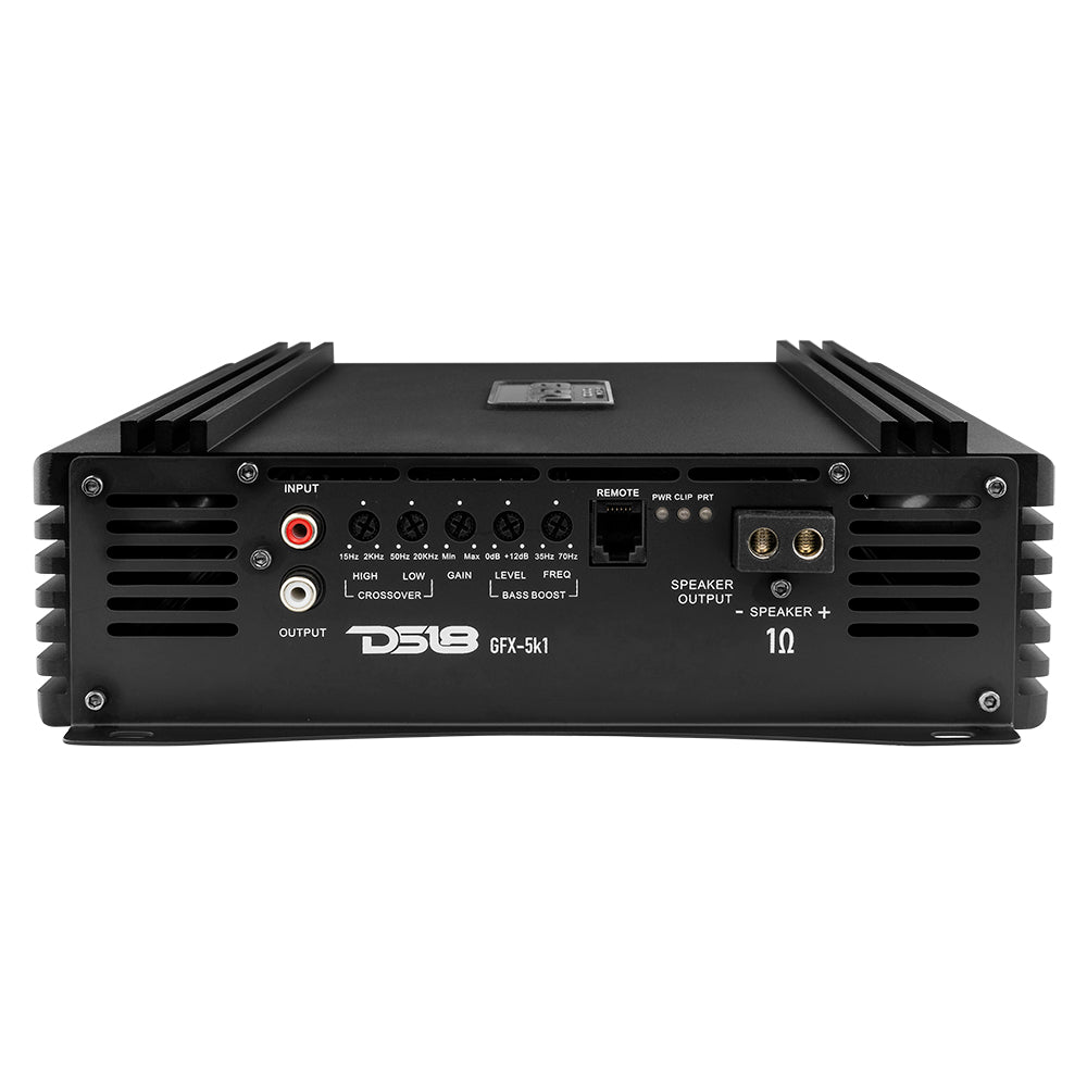PRO 1-Channel Full-Range Class D Amplifier 5000 Watts Rms @ 1-Ohm