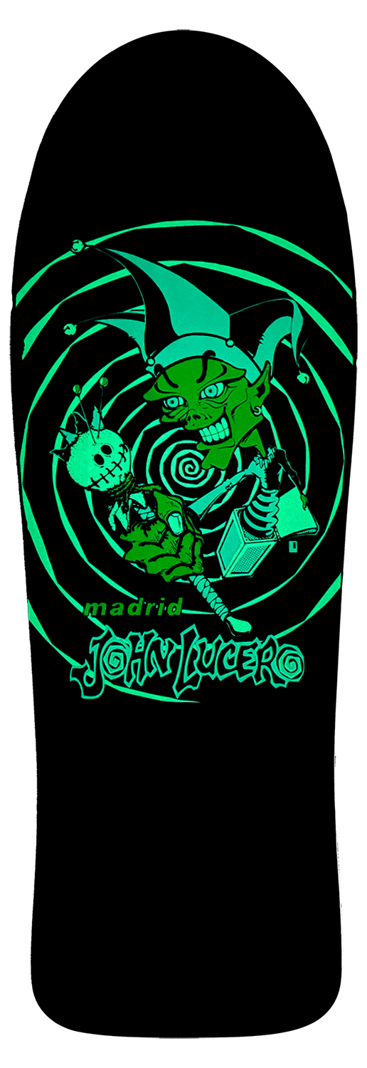 Madrid John Lucero "Jester" LTD Glow In The Dark 10.25" Skateboard Deck
