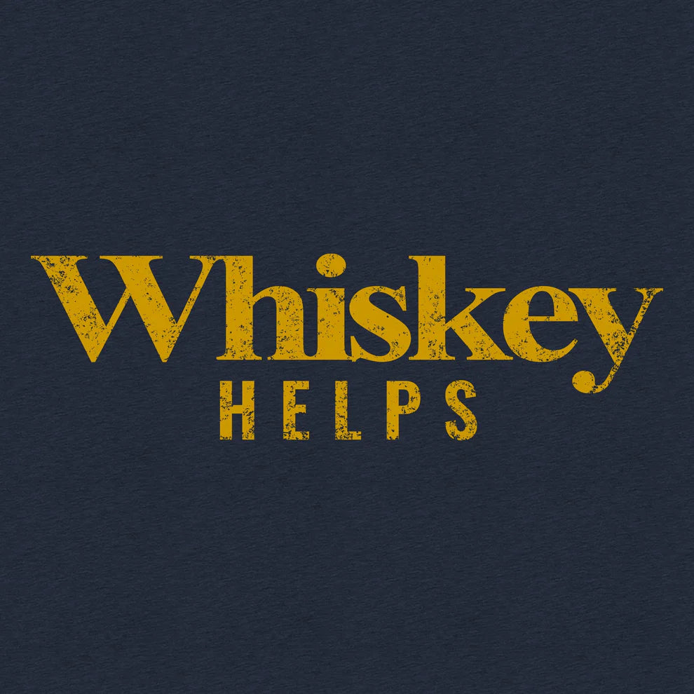 Whiskey Helps™ - Midnight Navy