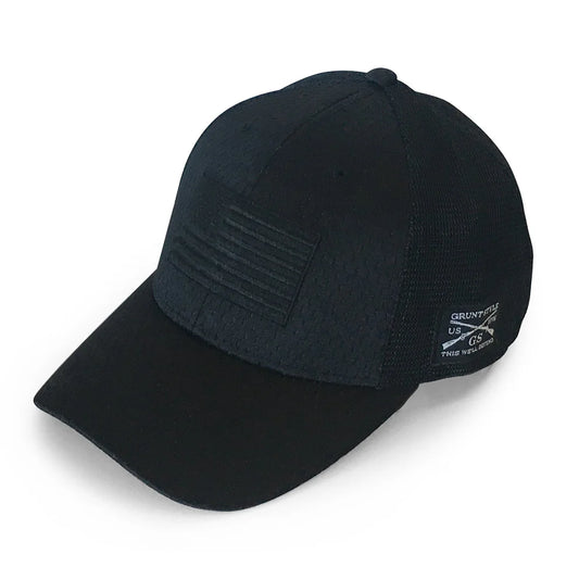 Grunt Style - Blackout Flag Stretch Fit Hat