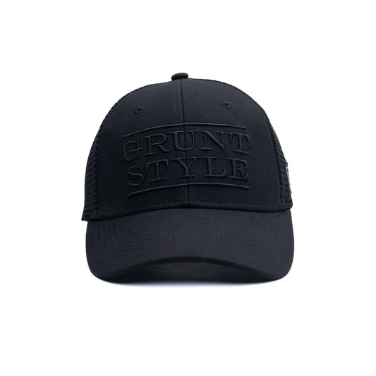 Grunt Style - Stacked Logo - Black Hat