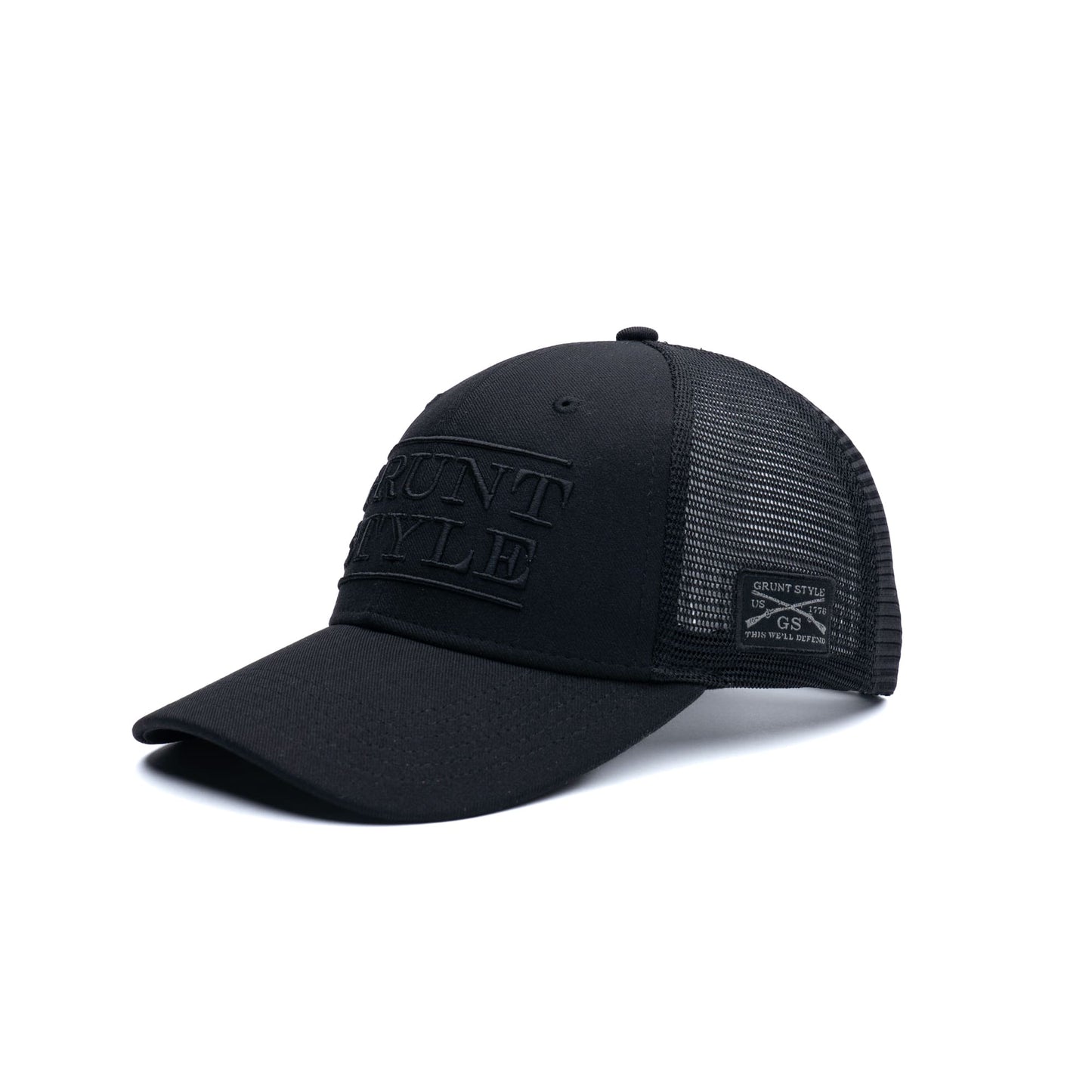 Grunt Style - Stacked Logo - Black Hat