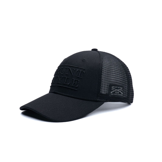 Grunt Style - Stacked Logo - Black Hat