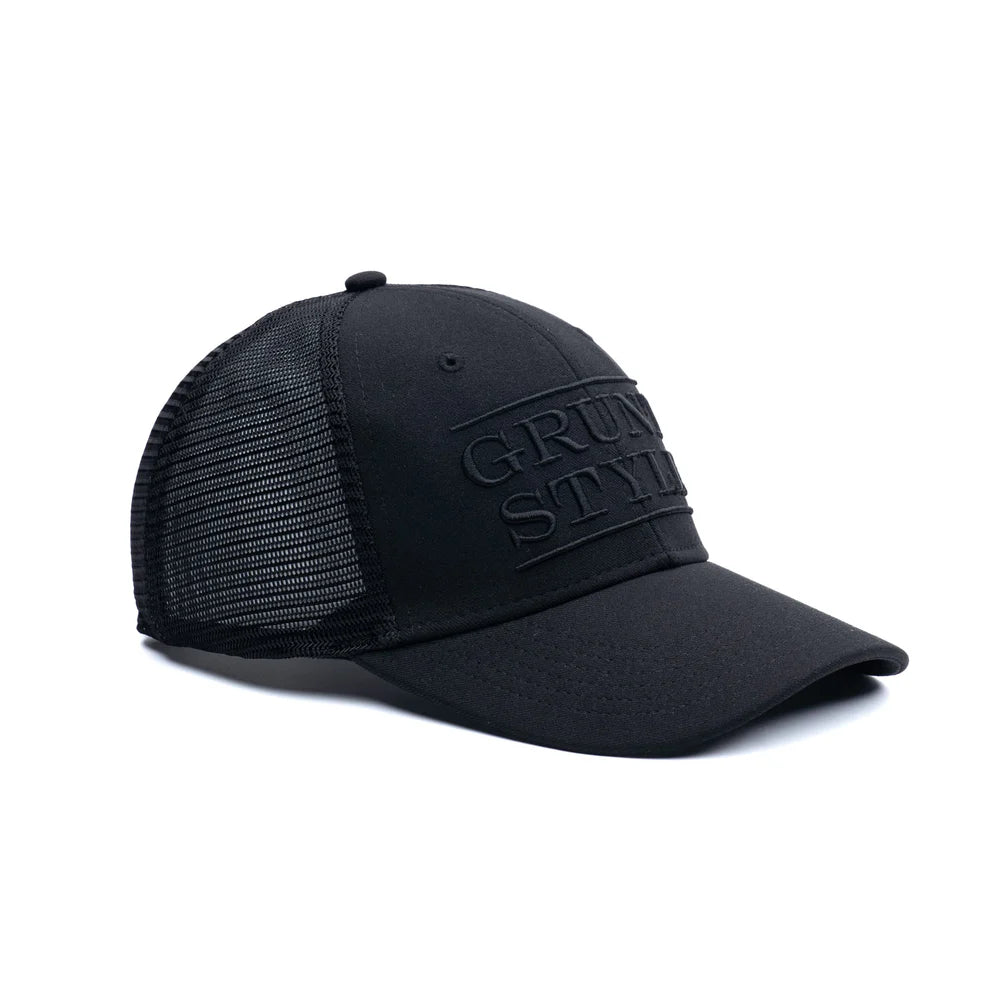 Grunt Style - Stacked Logo - Black Hat