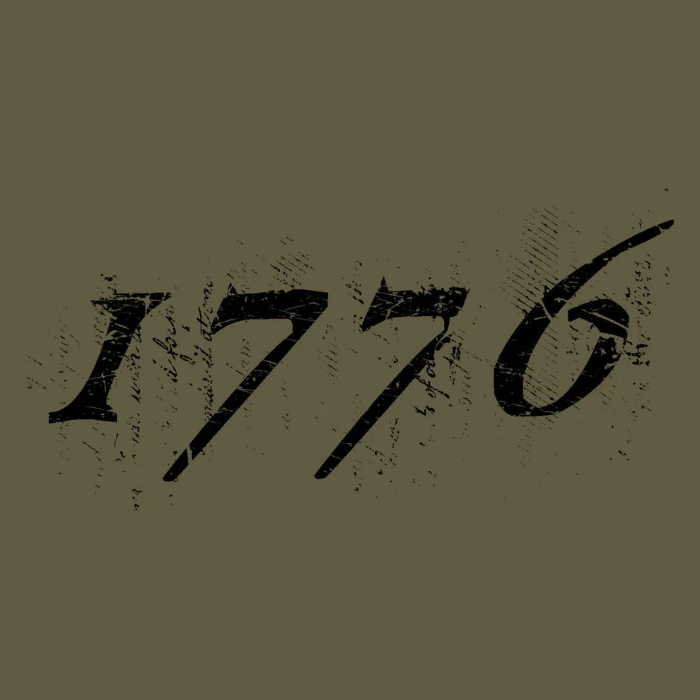 1776 Flag - Military Green