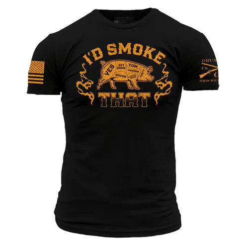 Men's I'd Smoke That Tee - Black