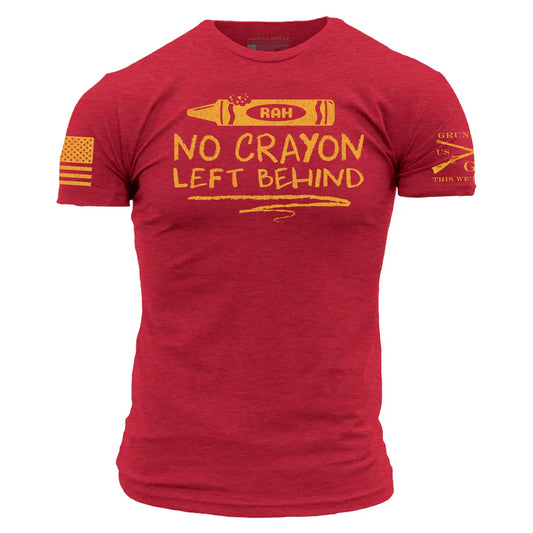 Grunt Style - No Crayon Left Behind T-Shirt - Red