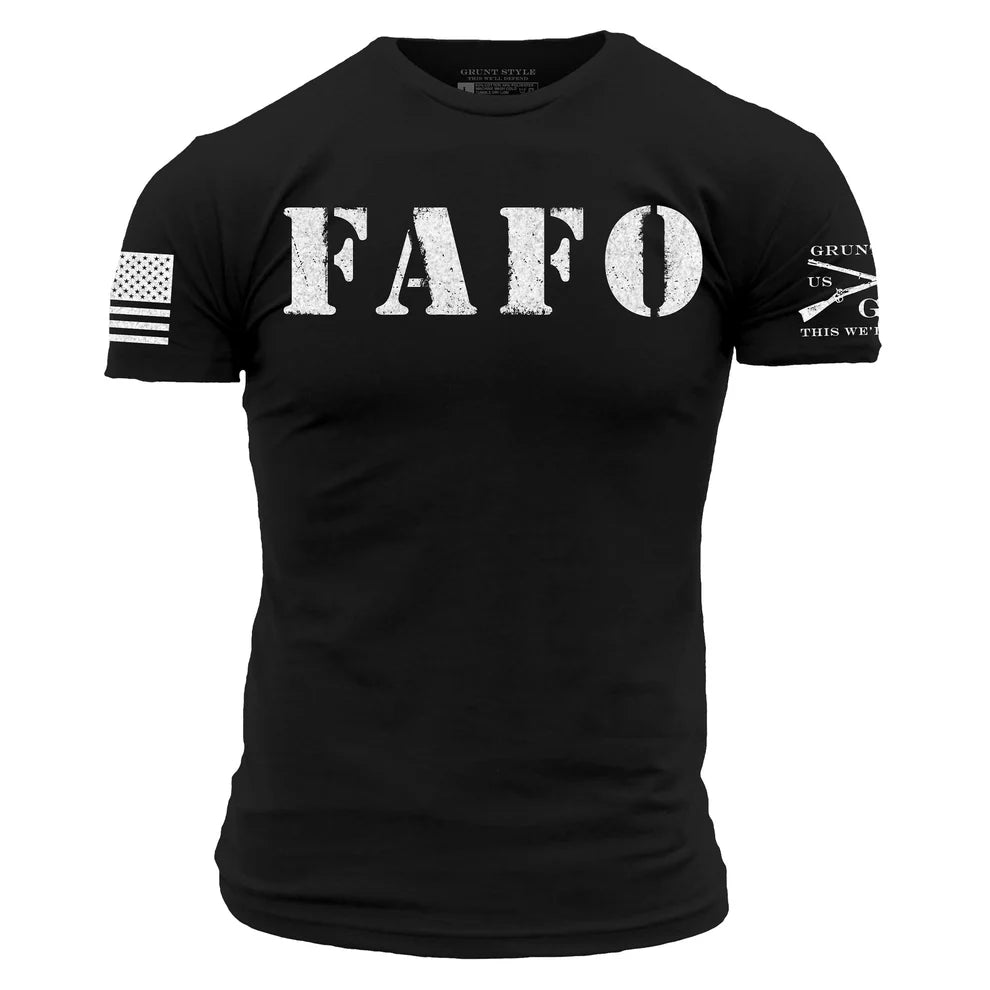 Grunt Style - FAFO T-Shirt - Black