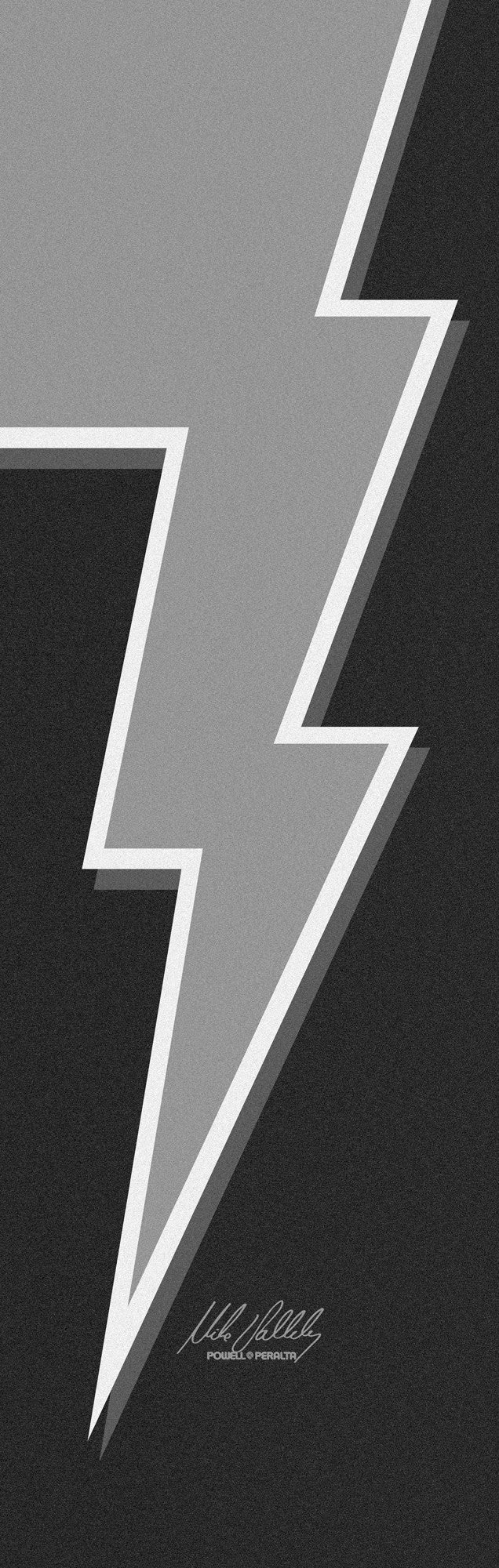 Powell Peralta Mike Vallely Lightning Bolt Griptape - 10.5″x33″ Black
