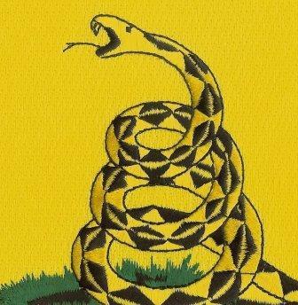 Gadsden -Dont Tread On Me - Motorcycle Vest - Iron-On