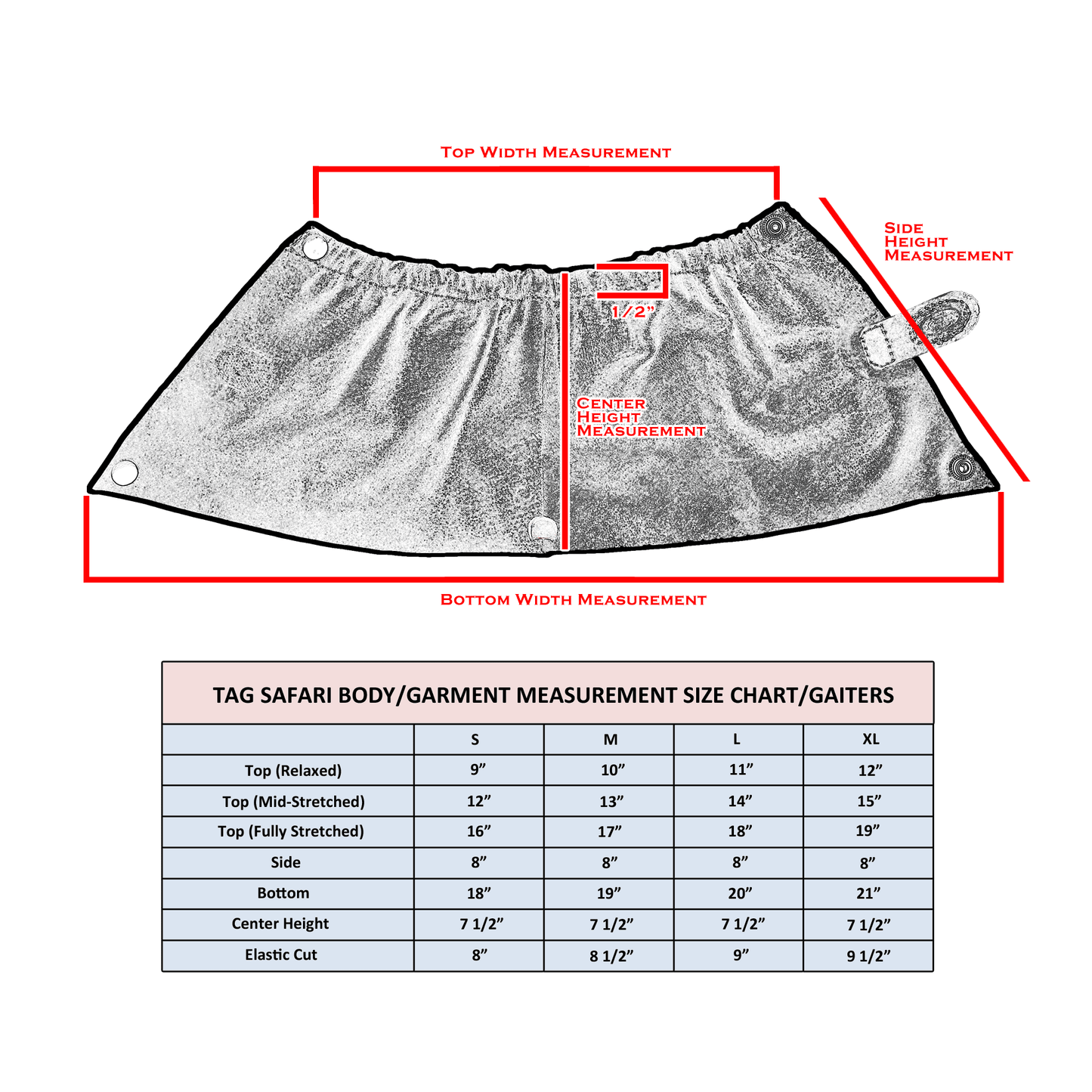 Canvas Ankle Gaiters