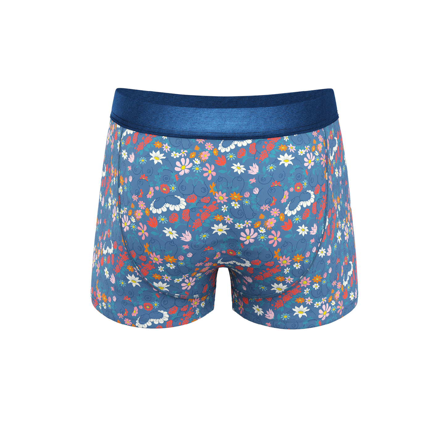 The Gardening Nips | Busty Floral Ball Hammock® Pouch Trunks Underwear