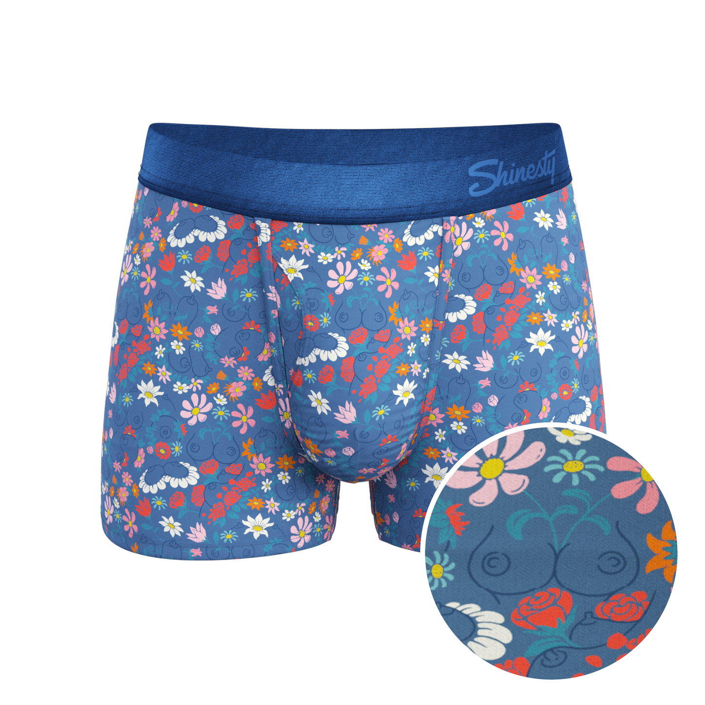 The Gardening Nips | Busty Floral Ball Hammock® Pouch Trunks Underwear