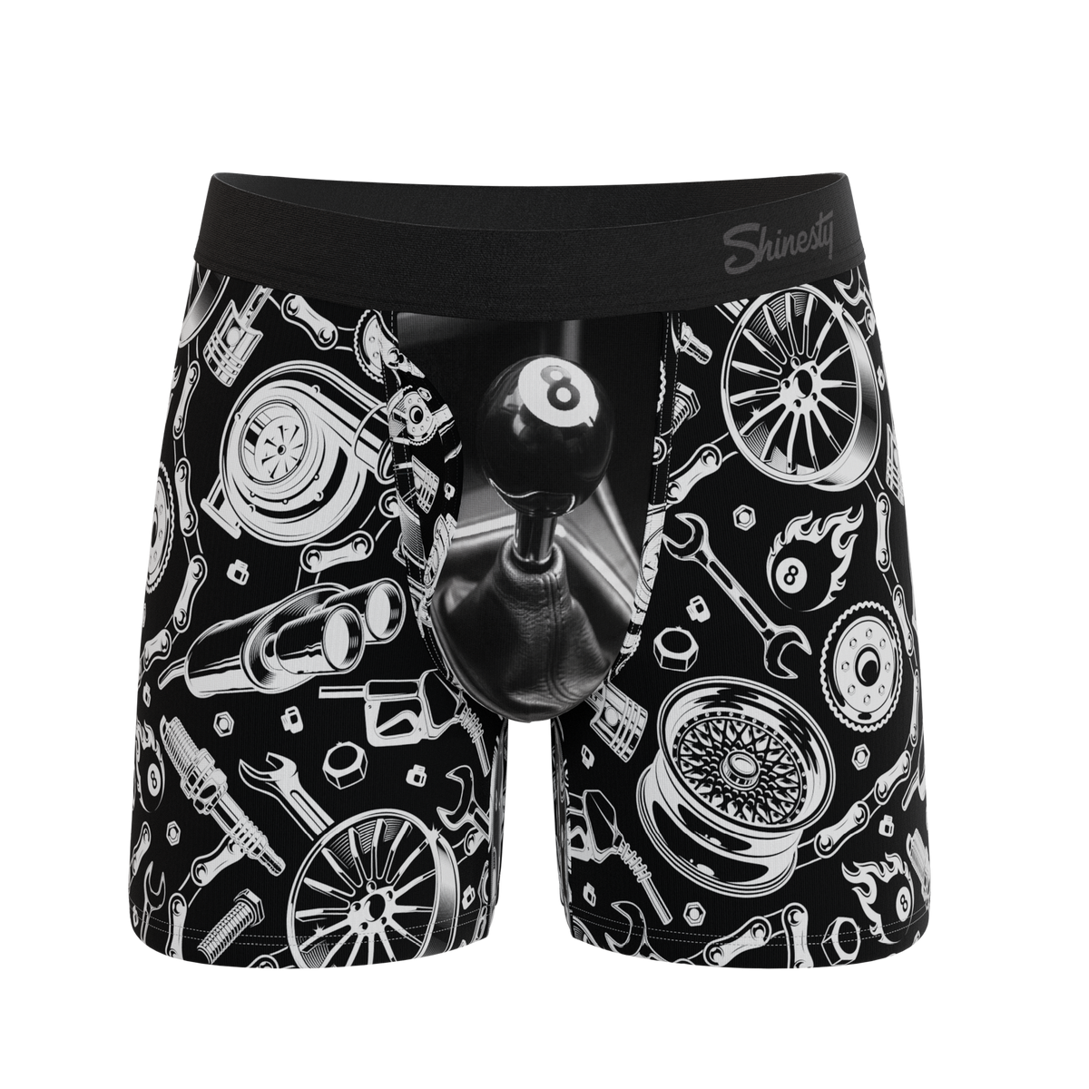 The Gear Head | Stick Shift Ball Hammock® Pouch Underwear With Fly