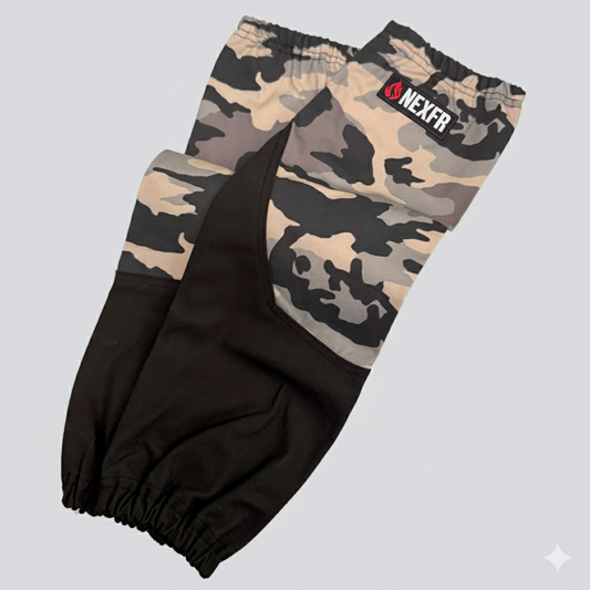 NEXFR Split Leather FR Welding Sleeves - CAMO