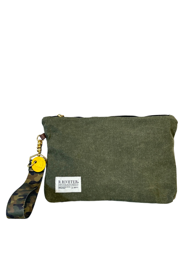 Wristlet Keychain | Camo Webbing
